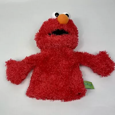 Gund Sesame Street Elmo Plush Hand Puppet Red 2003 Vintage Pretend Play Toy ￼ • $21.50