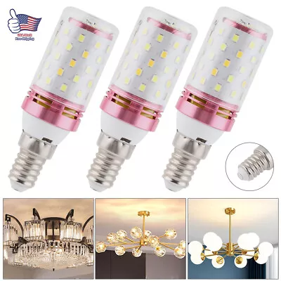 3pcs E14 LED Candle Bulb Save Energy Three-color Changing Corn Lamp Bulb Light • $12.98
