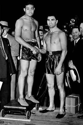 Boxers Max Schmeling Whispering To Joe Louis Wall Art Home Decor - POSTER 20x30 • $23.99