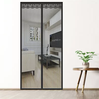 Magnetic Door Mesh Magic Fly Screen Mosquito Bug Window Curtain Net Hands Free • $19.99