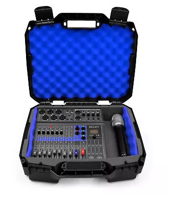 CM Stage Mixer Case Fits Yamaha Mg10xu 10-input Stereo Mixer In Custom Blue Foam • £57.82