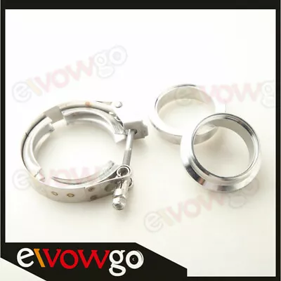 $20.60 • Buy 2.75  SS304 V-Band V Band Quick Release Clamp & Mild Steel Male/Female Flange
