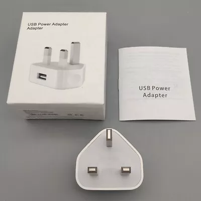Genuine Apple 5W USB Wall Charger Plug Power Adapter For IPhone IPad IPod Watch • £4.99