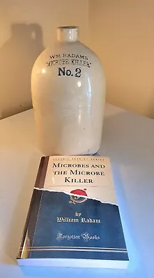 Wm RADAM'S MICROBE KILLER NO.2 STONEWARE GALLON JUG 1890s • $135