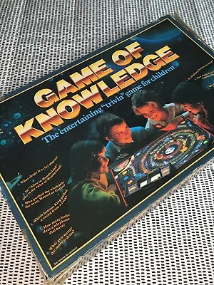 Vintage MB Games Game Of Knowledge 1984 Board Game **Flaw • £12.49