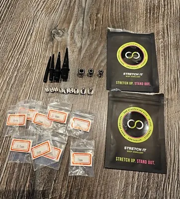 Ear Stretching Kit Dead Stretch Tunnels Plugs Tapers • £20