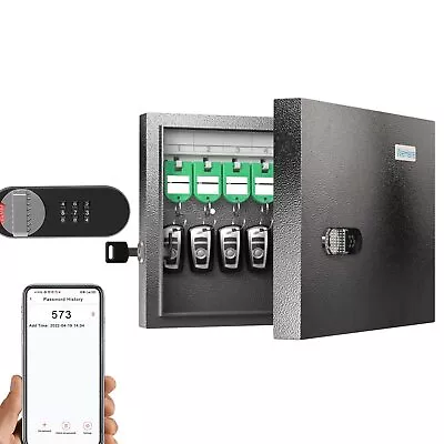 Key Lock Box Wall Mount 16 Key Cabinet With Combination Lock & Key Tags Digit • $41