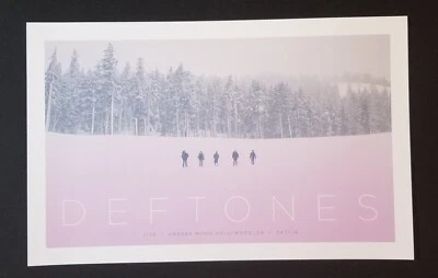 $130 • Buy Deftones Ameoba Music Hollywood 04.11.16 Concert Poster For Gore Record Release
