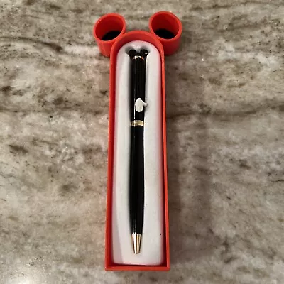 RARE Colibri Kresiler Disney Mickey Mouse Black Lacquer Pen (No Lid Needs Ink) • $39.97