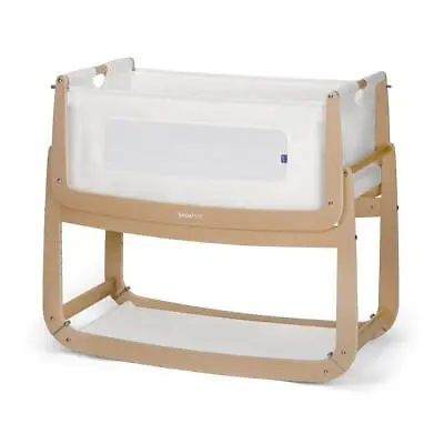 SnüzPod3 - Bedside Crib 3-in-1 (Natural - Version 3) With Mattress • £159