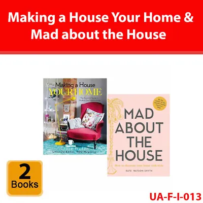 Making A House Your Home Clare NolanMad About The House 2 Books Collection Set • £24.99