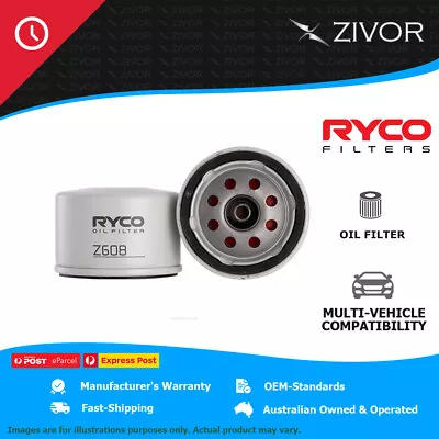 New RYCO Oil Filter Spin On For RENAULT SCENIC J84 2.0L F4R Z608 • $39.66