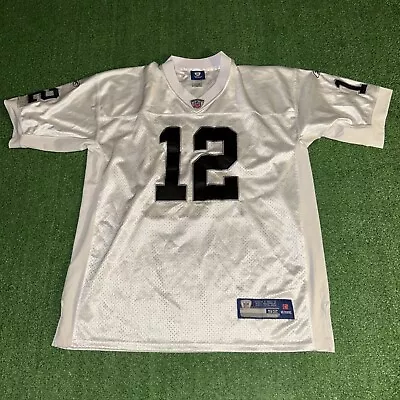 Reebok NFL Jacoby Ford Oakland Raiders Jersey #12 - Mens Size 52 • $41.80