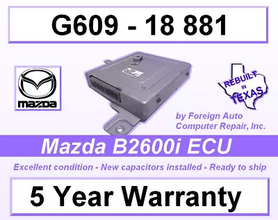 G609 - 18 881 Mazda B2600i ECU | Excellent Condition & Clean Board • $650