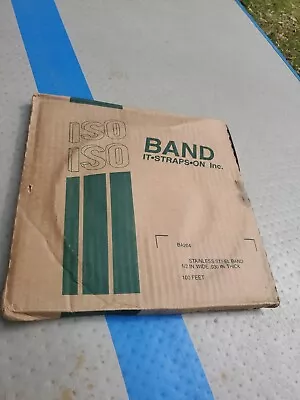 100 Ft Band-it Company Ba204 1/2  .030  Stainless Steel Banding Strapping Band • $65