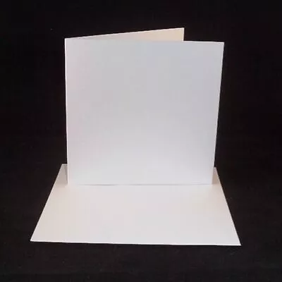 10 Pack X 6 X 6 White Make Your Own Christmas Card Blanks & Envelopes • £3.99