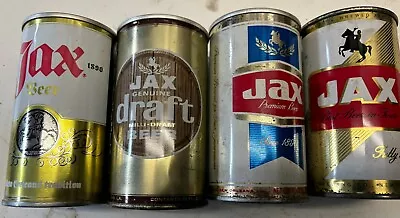 Four Steel Jax Beer Cans. Vintage. New Orleans. • $22.50