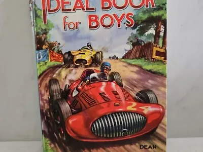 Vintage Ideal Book For Boys Dean.  Retro Boys Cars Adventure ANNUAL. VGC🇬🇧 • £7.90