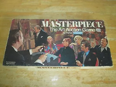 £44.99 • Buy Masterpiece Art Auction Board Game By Parker 1970 - Complete