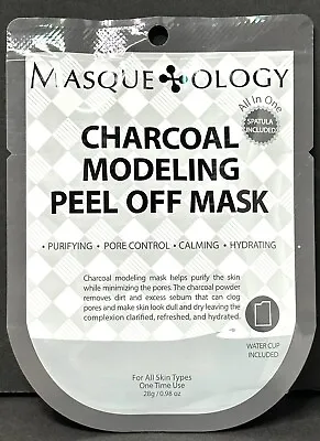 MASQUEOLOGY Charcoal Modeling Peel Off Mask Peel Off Purifying 0.98 Oz BRAND NEW • $10