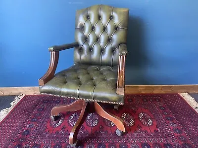 £195 • Buy Vintage Leather Captains Chair