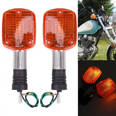 2X Motorcycle Turn Signals Lights For Honda Rebel 250 CMX250C Rebel 450 CMX450C • $14.99