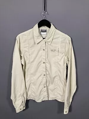 JACK WOLFSKIN Shirt - Size UK12 - Beige - Good Condition - Women’s • £24.99
