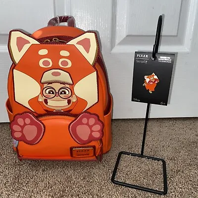 Loungefly Disney Pixar Turning Red Panda Costume Mei Mini Backpack With Pin • $110