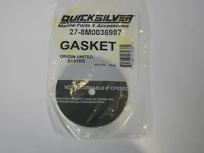 Mercury Marine Quicksilver MerCruiser 27-8M0036987 Heat Exchanger Gasket OEM • $22.99