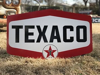 Antique Vintage Old Style Texaco Motor Oil Sign • $215