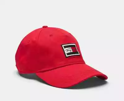 Tommy Hilfiger Signature Flag Cap - Apple Red • $36.22
