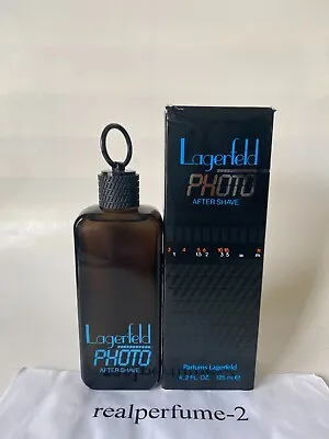 LAGERFELD PHOTO By KARL LAGERFELD 4.2 Oz AFTER SHAVE SPLASH. AS PICTURE.100%REAL • $319.99