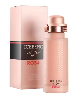 Iceberg Twice Rosa Femme Eau De Toilette Spray 125ml For Women NEW & SEALED • £21.99