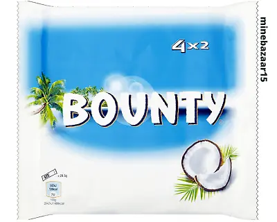 £3.90 • Buy Bounty Coconut Milk Chocolate Duo Bars Multipack, 4 X 57g | UK Free Dispatch