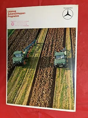 1970 MERCEDES-BENZ  UNIMOG  German Truck Dealer Sales Brochure • $2.97
