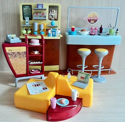 Barbie MY SCENE   Daily Dish Cafe   Play Set With A Large Bundle Of Accessories • £48