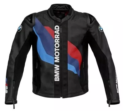 BMW Motorrad Motorbike Men Leather Jacket MOTOGP Motorcycle Racing Jacket-XS-4XL • $124.44