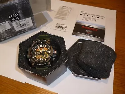 GENUINE Casio G-SHOCK MUDMASTER GG-1000-1ER TWIN SENSOR • £29