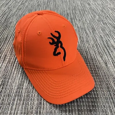$14 • Buy Browning Blaze Orange Safety Baseball Cap Hat  Hunting Adjustable