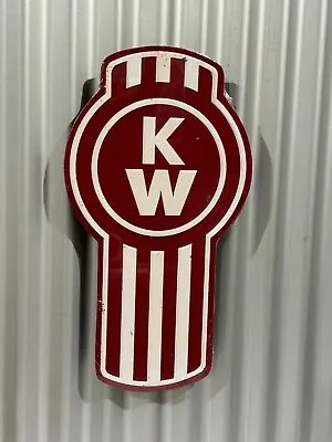 Kenworth Bug Emblem Embossed Metal Sign • $74.99