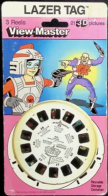 Lazer Tag   Worlds Of Wonder 1986 3D View-Master 3 Reel Packet SEALED • £9.72