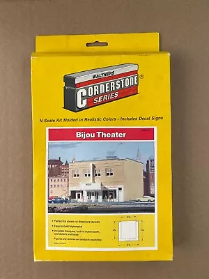 WALTHERS Cornerstone Bijou Theater 933-3210 (N Scale And In Original Shrinkwrap) • $29