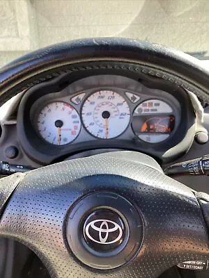 $149.99 • Buy INDIGLO GLOW GAUGE DASH WHITE FACE CLUSTER CELICA Manual Instrument Panel 00-05