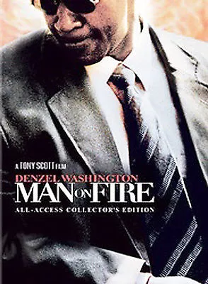 MAN ON FIRE - Denzel Washington All-Access Collector's 2 DISCS Edition DVD • $5.95