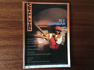 £4.99 • Buy RHYTHM - Sly Dunbar (Sly & Robbie) - March '86 - Vol 1 No 8