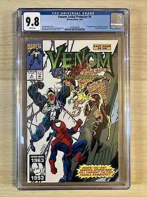 Venom: Lethal Protector #4 (1993) CGC 9.8  First Appearance Of Scream • $119.99