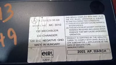 Audio Equipment Radio 220 Type S430 CD Changer Fits 03 MERCEDES S-CLASS 560896-1 • $87.40