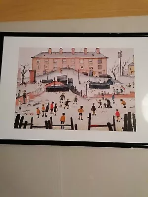 £7.99 • Buy L. S. Lowry A4 Framed Print (The Cricket Match)