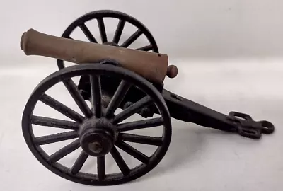 Vintage Michael Falk Co. Brass Cast Iron Miniature Civil War Cannon MFCO C1/2 • $12.99