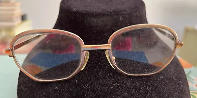 Vintage MARIUS MOREL 14K Gold Filled Etched Eyeglasses  - France  • $38